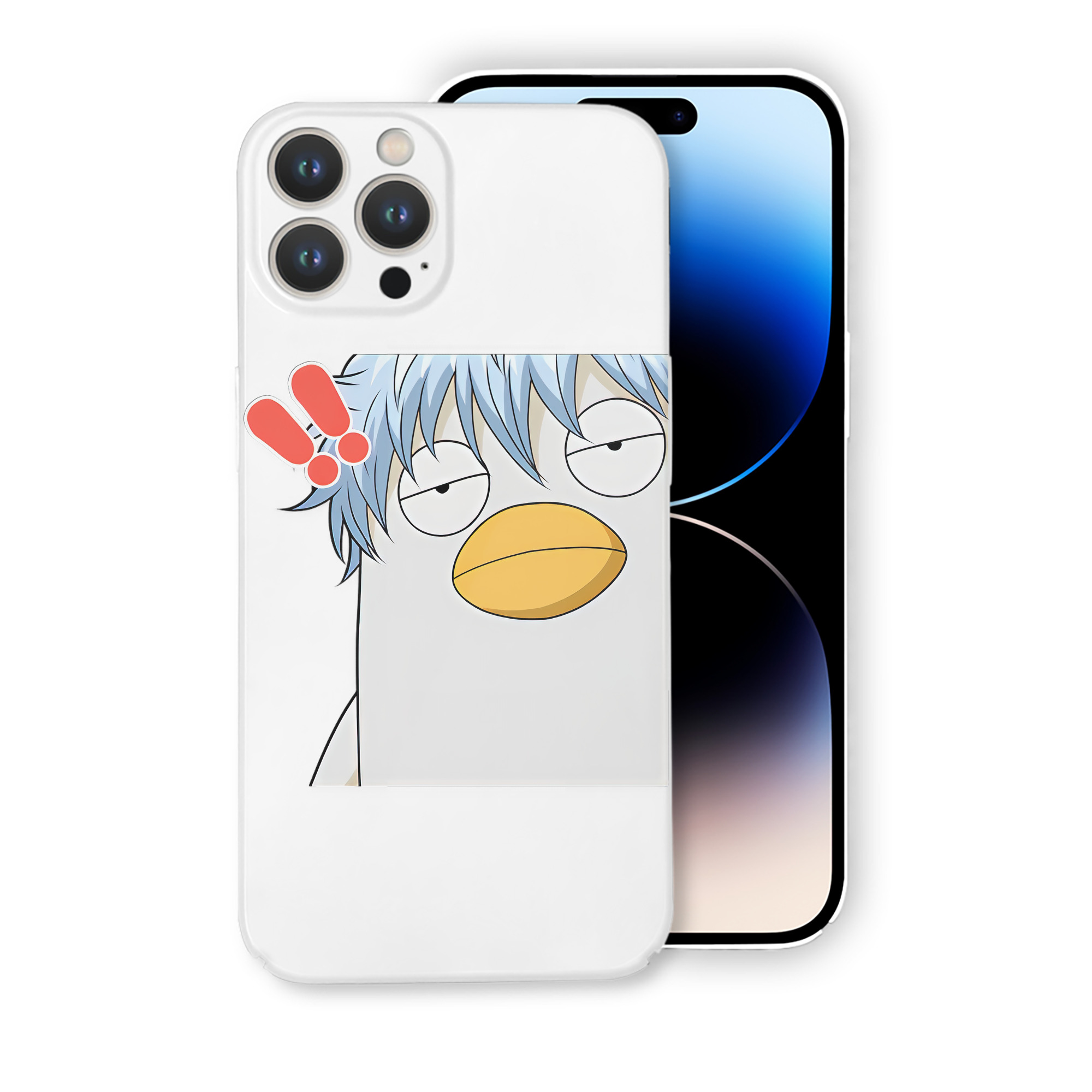 （画像用） ぎんたま 坂田銀時（さかたぎんとき） 神楽 志村新八（しむら しんぱち） GINTAMA Sakata Gintoki Kagura Shimura Shinpachi 【iPhone 14シリーズ対応】ハードケース